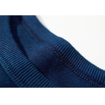 インディゴ染料め　クルーネックスウェット　N1321