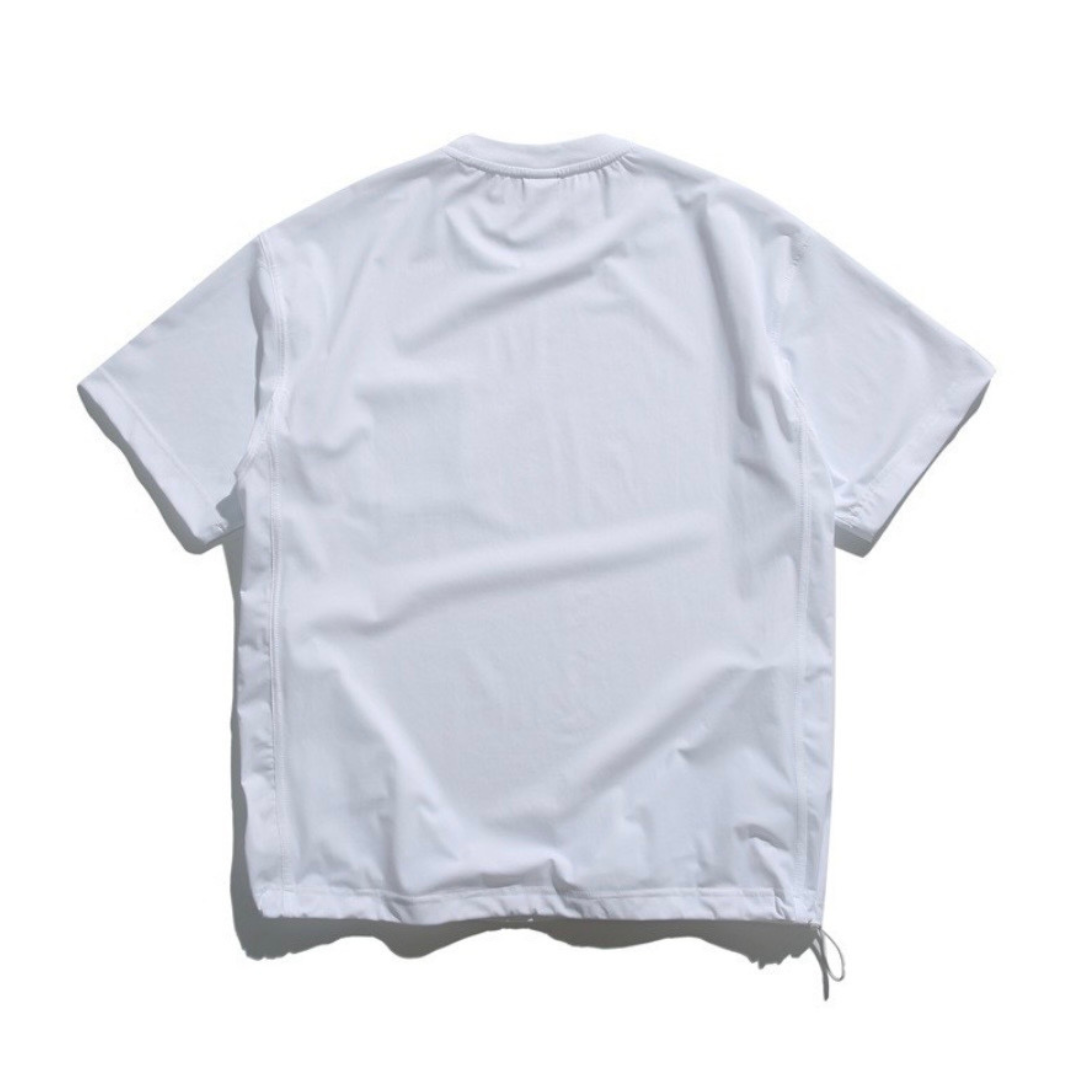 ストレッチナイロン　サイドジップポケット　Tシャツ　N1425