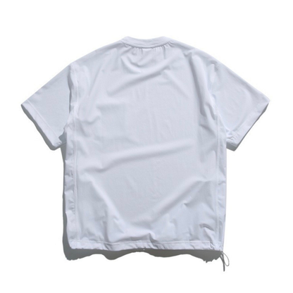 ストレッチナイロン　サイドジップポケット　Tシャツ　N1425