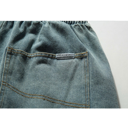 ダーティデニム　ショートパンツ　N350