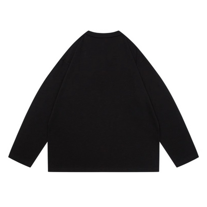 ヘンリーネック　ロングスリーブ　Tシャツ　N102