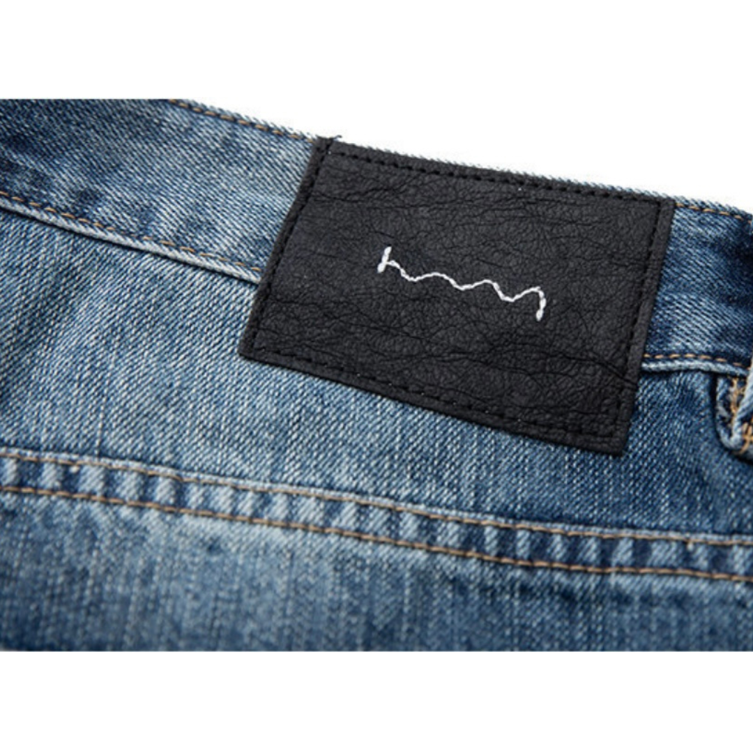 ダメージデニム　ワイド　パンツ　N990