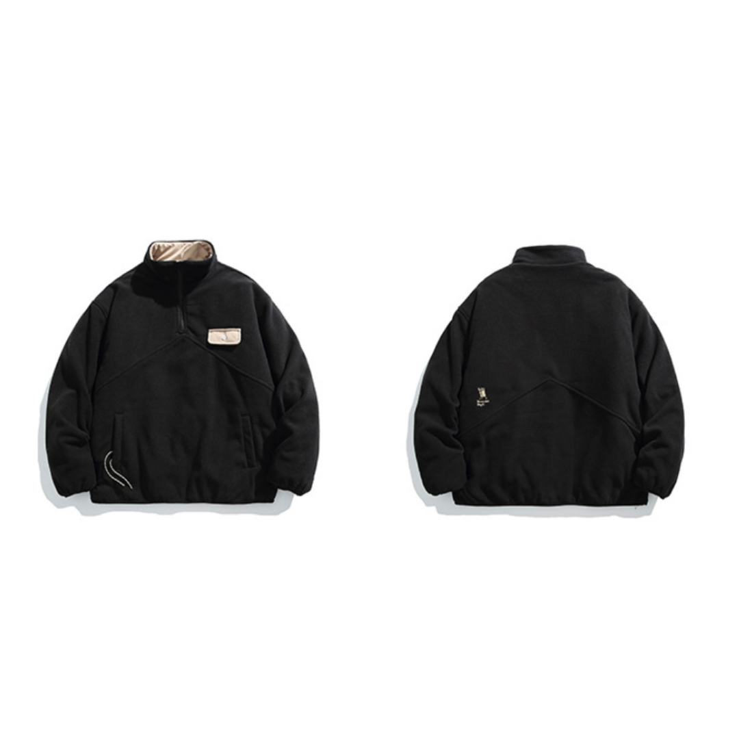 起毛PE　パテッド　スタンドカラージャケット　N946