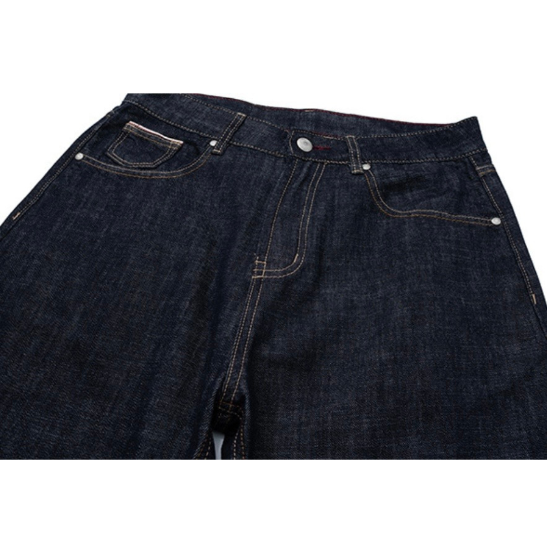 ムラ糸デニム　ワイドパンツ　N1293