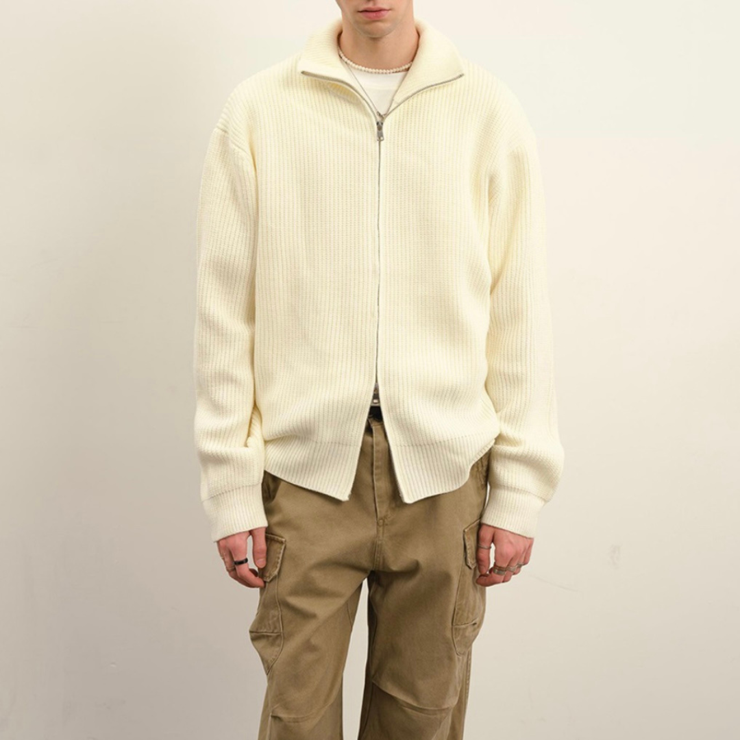 ドライバーズニット ジップアップ カーディガン　N930