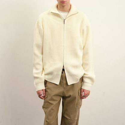 ドライバーズニット ジップアップ カーディガン　N930