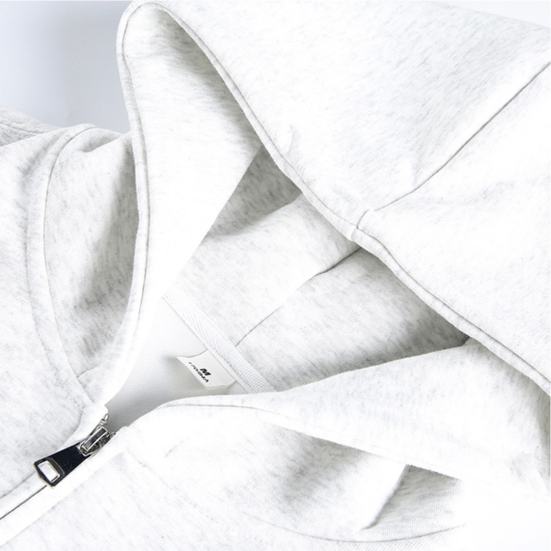 ヘビーウェイト　ダブルジップ　スウェットパーカー　N1147