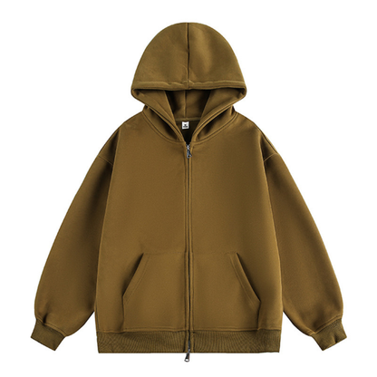 ヘビーウェイト　ダブルジップ　スウェットパーカー　N1147