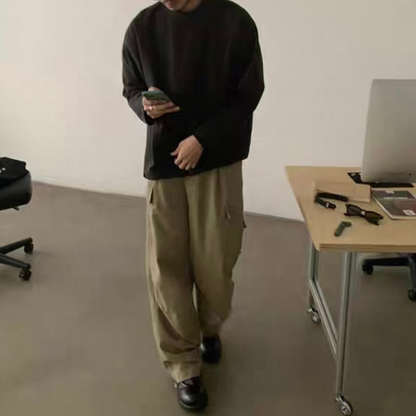 フェードコットン　カーゴパンツ　N1001