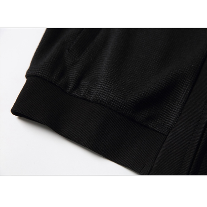 ストレッチポリエステル　ジップカーディガン　N1091