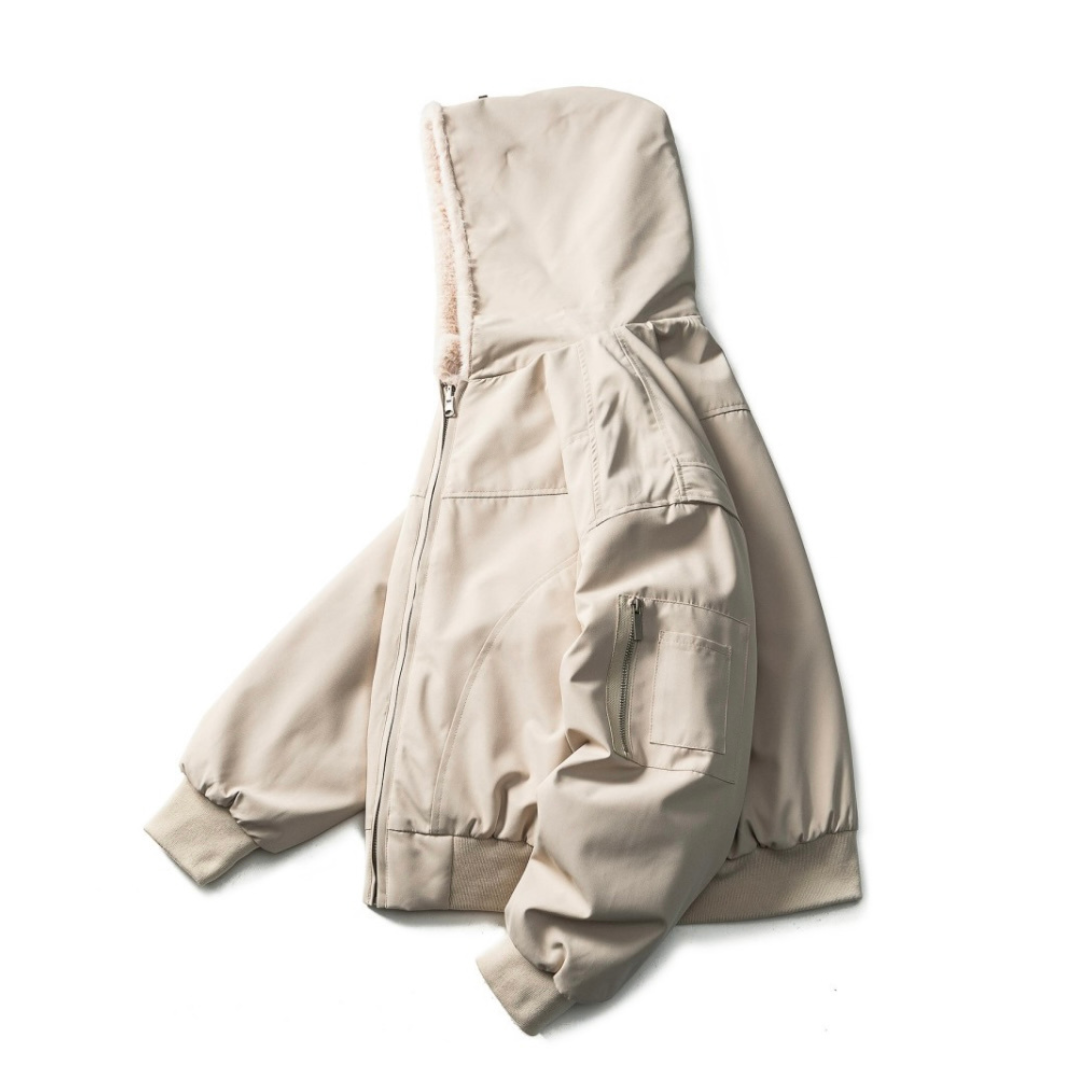 リバーシブル　ファーフリース　ジャケット　N979