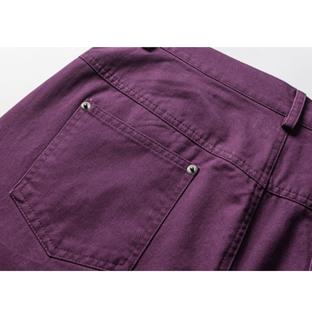 カラーデニム　５ポケットパンツ　N1080