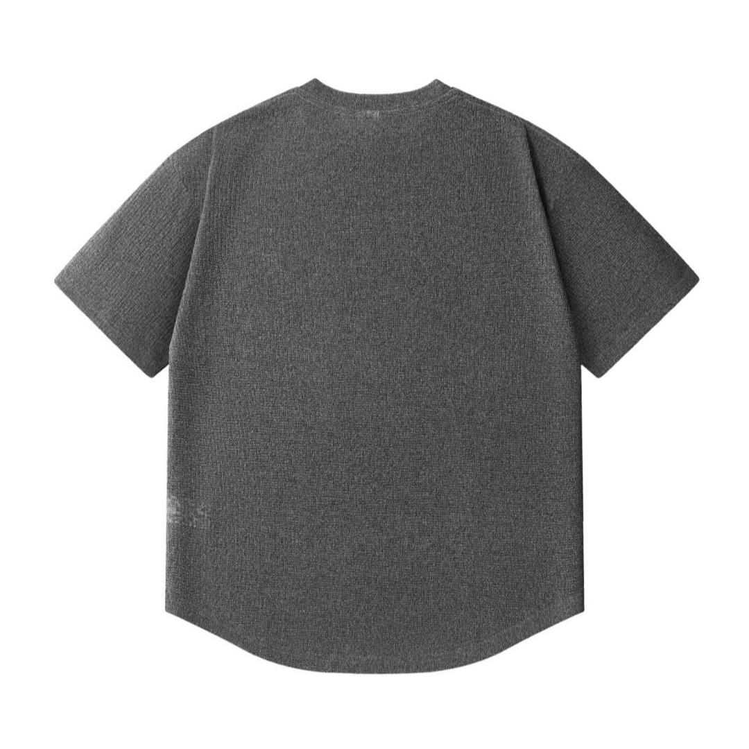 速乾ポリエステル　ラウンドヘム　ニットTシャツ　N1538