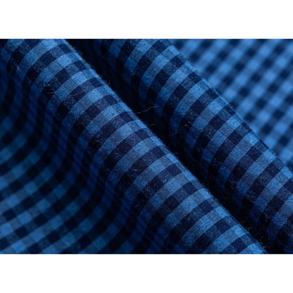 ブロード　ギンガムチェック　ボタンダウンシャツ　N1226