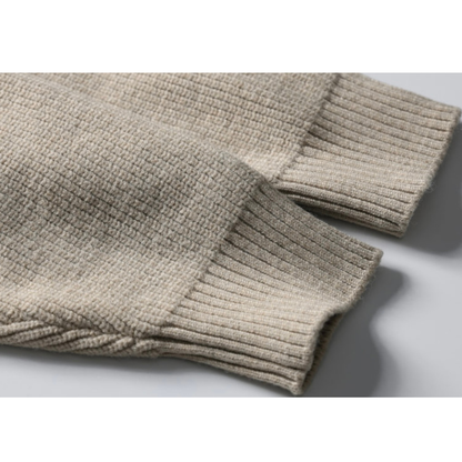 ポロカラー　リブニット　N987