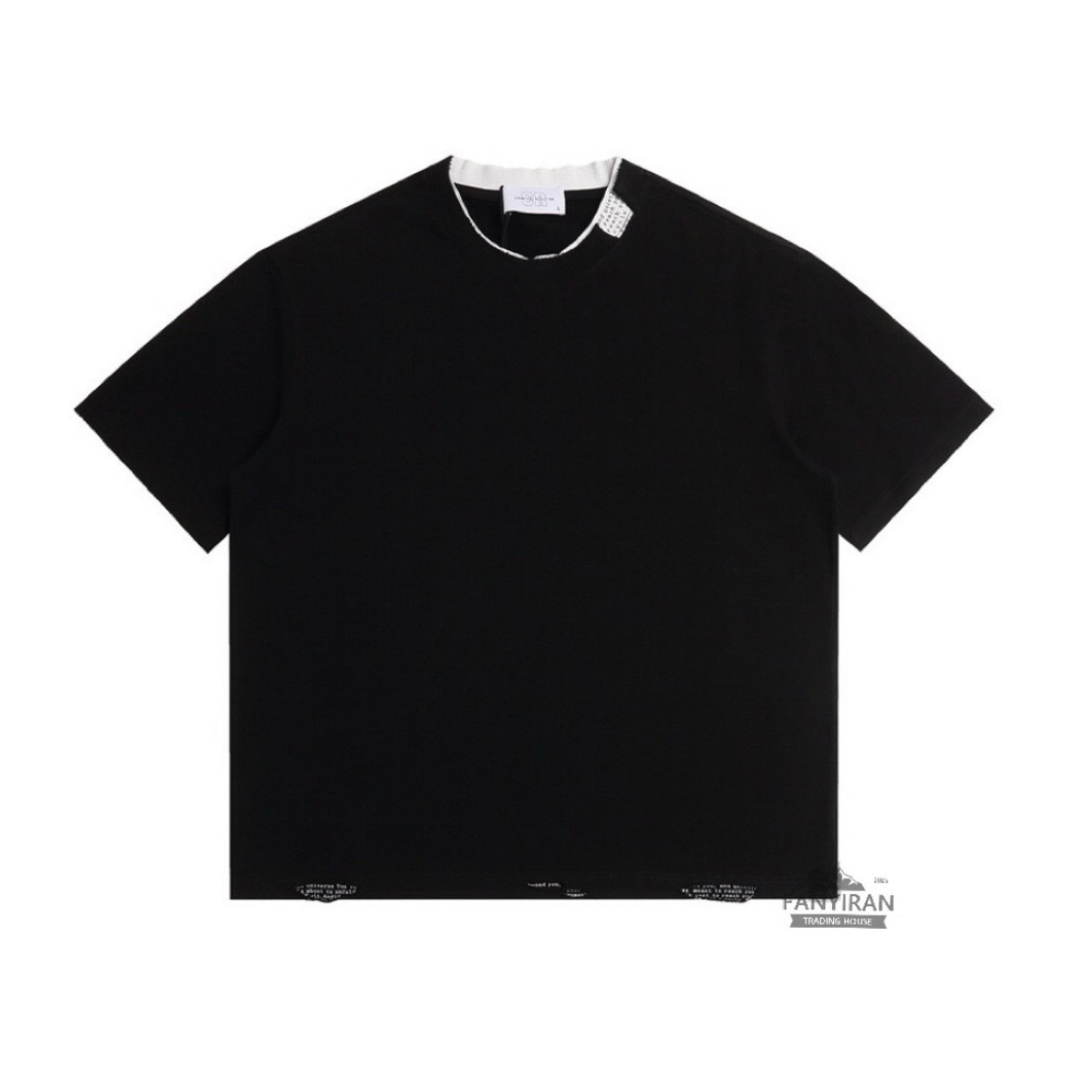 ダメージレイヤード　Tシャツ　N1433 ブラック