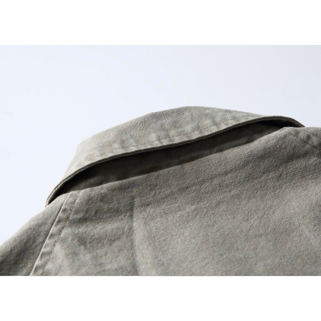 ウォッシュドグレー　ジップジャケット　N1234