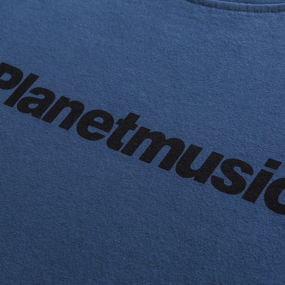 【Planetmusic】オーバーダイ　プリントTシャツ　N1541