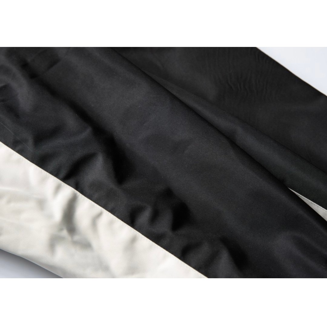 フリースライナー　バイカラー　フードジャケット　N896