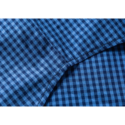 ブロード　ギンガムチェック　ボタンダウンシャツ　N1226