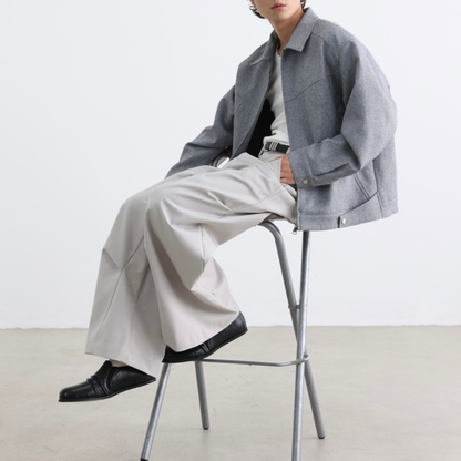 テックウール ジップアップ ジャケット　N934