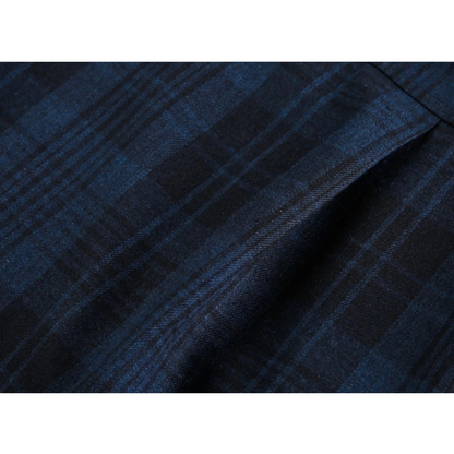 ネルチェック　フーディシャツ　N690