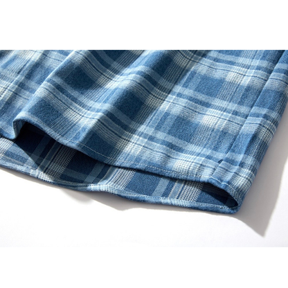 ポリエステル　シティチェック　レギュラーシャツ　N1146