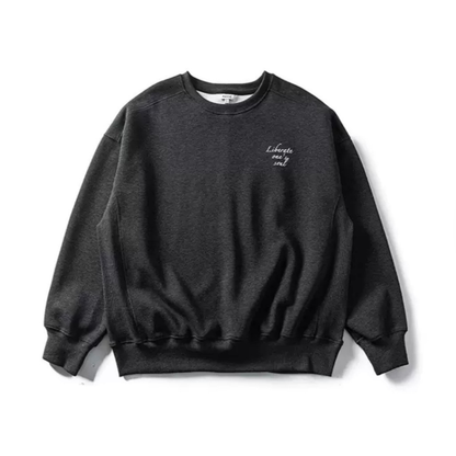 レターロゴ　クルーネックスウェット　N1225