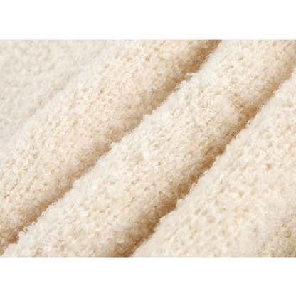 ブークレ　ハーフジップ　ニット　N931