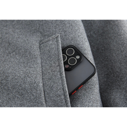 チェックコンビ　ステンカラーコート　N976