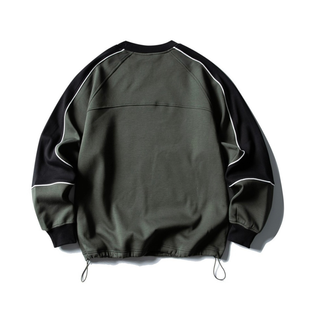 スリーブライン　クルーネックプルオーバー　N898