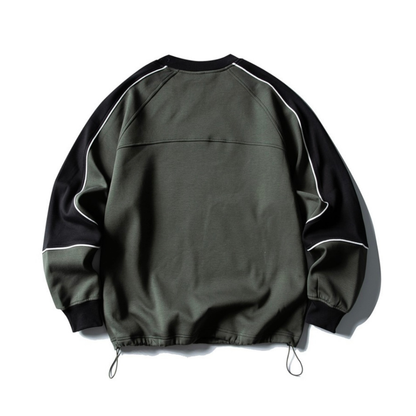 スリーブライン　クルーネックプルオーバー　N898