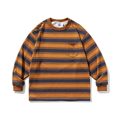 マルチボーダー　ロングスリーブ　Tシャツ　N134