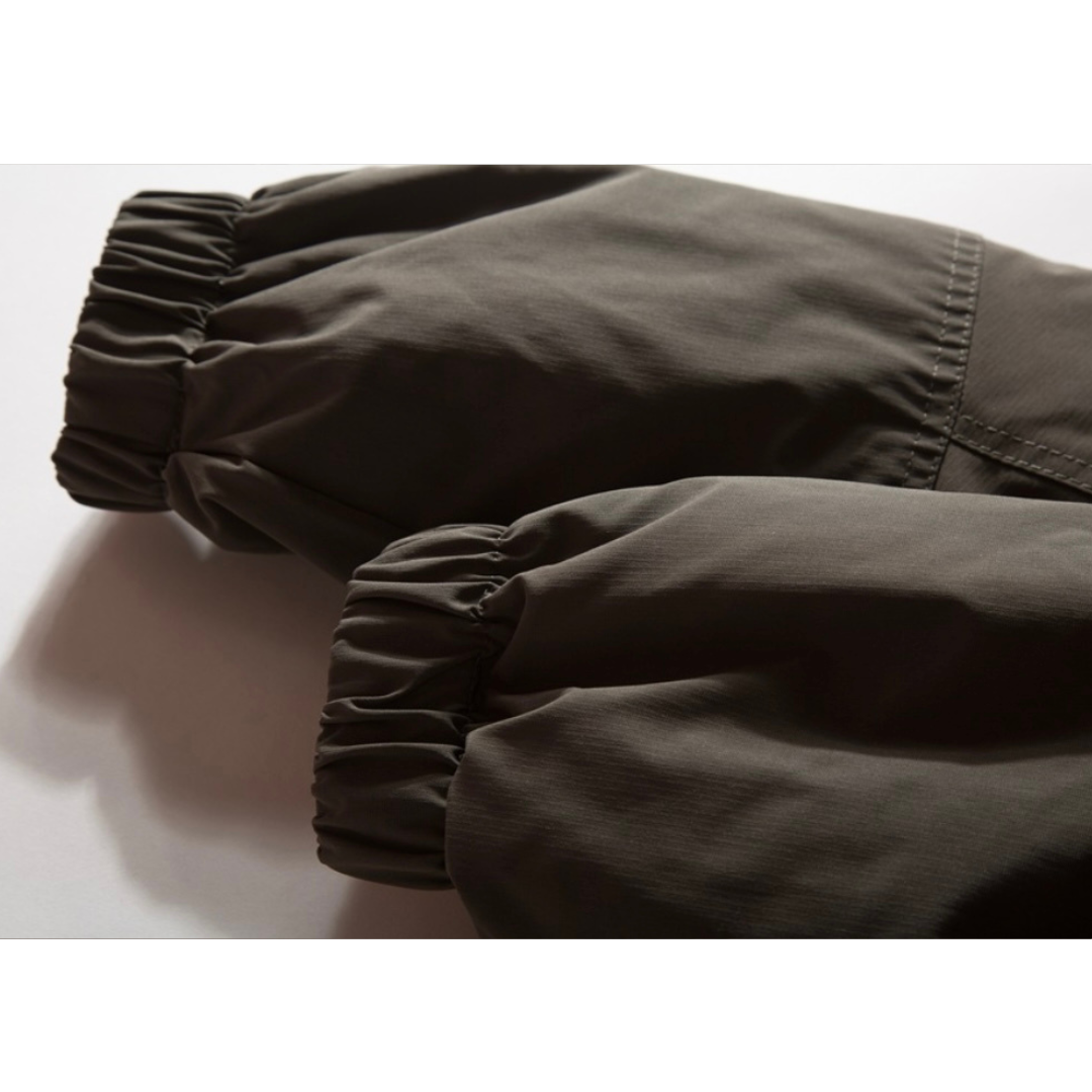 ホワイトダウン　ミニマル　フードジャケット　N945