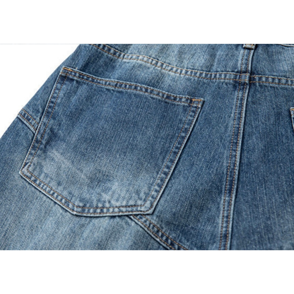 ダメージデニム　ワイド　パンツ　N990