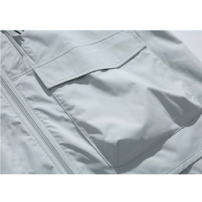 ポリエステル布帛　ユーティリティ　カーディガン　N1083