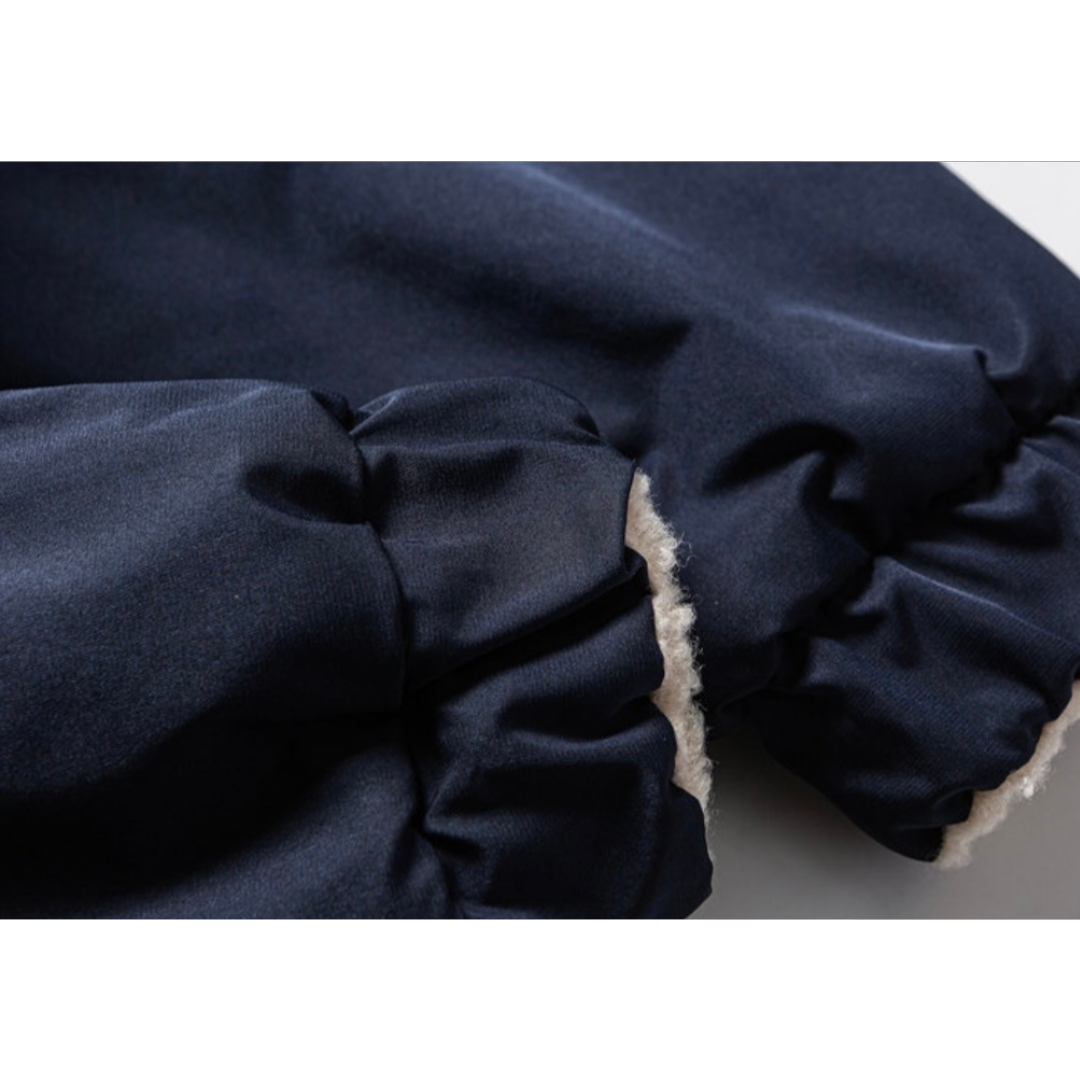 リバーシブル　バイカラー　ボアフリース　ジャケット　N912