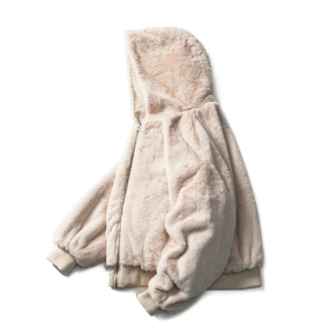 リバーシブル　ファーフリース　ジャケット　N979