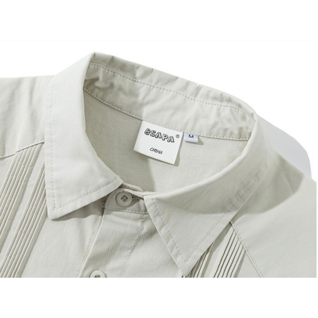 イレギュラータックフロント　シャツ　N1261