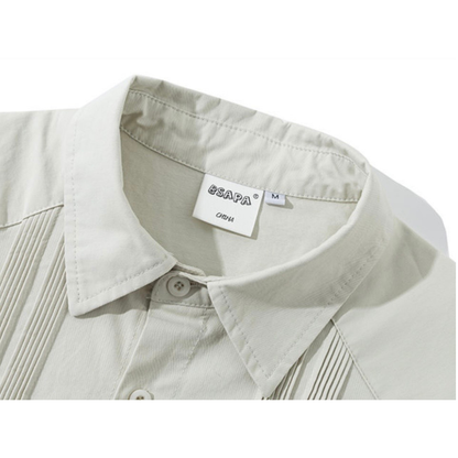 イレギュラータックフロント　シャツ　N1261