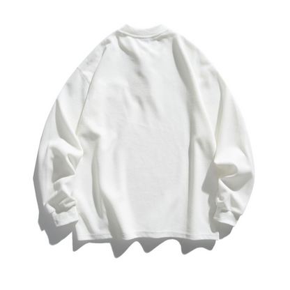 ポリコットン　ワッフル　ヘンリーネック長袖Ｔシャツ　N598