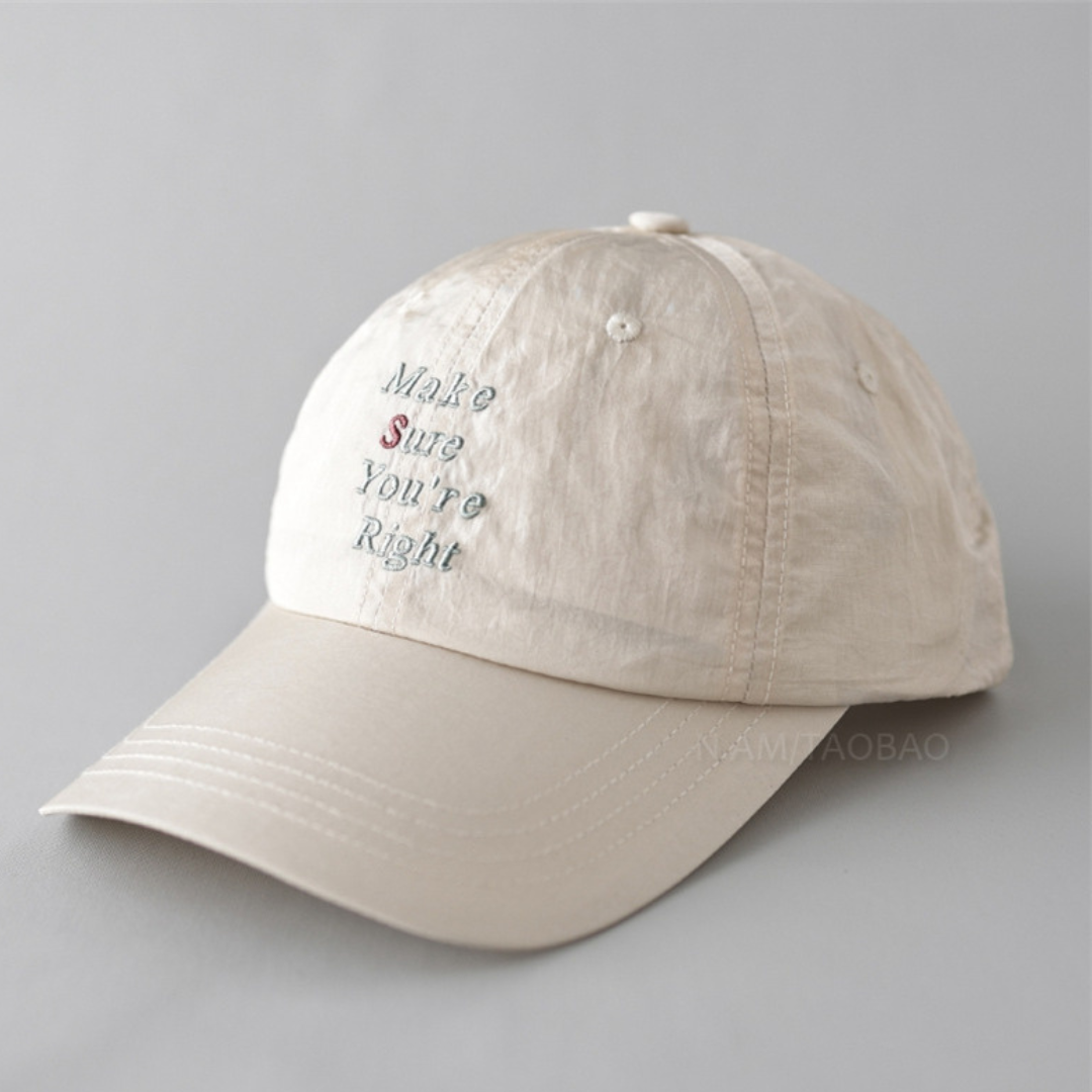 [Make sure you're right] 6 panel cap N476