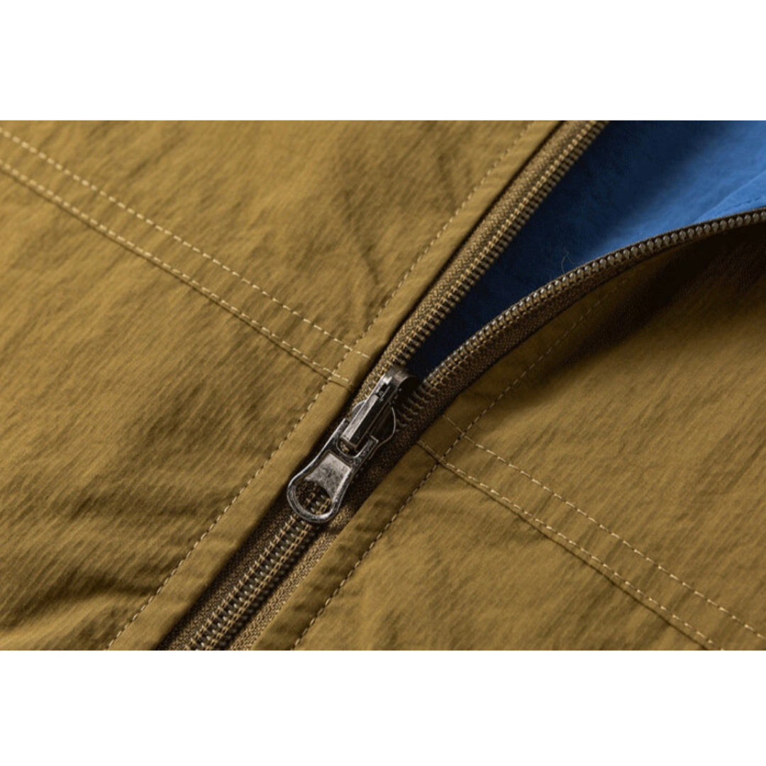 リバーシブル　スタンド　ジップジャケット　N606