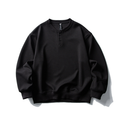 ストレッチポリ　ワッフル　ヘンリーネック　長袖Tシャツ　N556