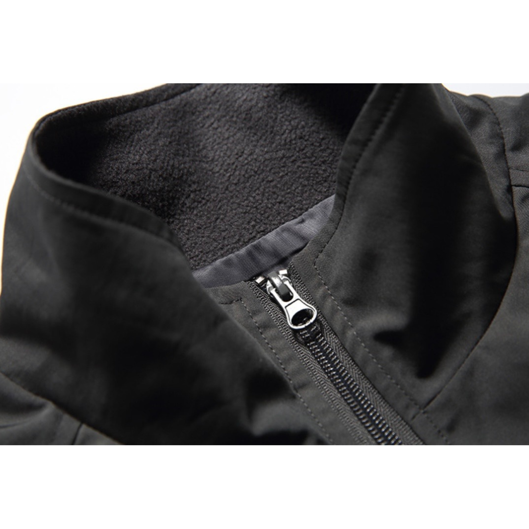 ポリエステル　スタンドカラー　ジップジャケット　N1231