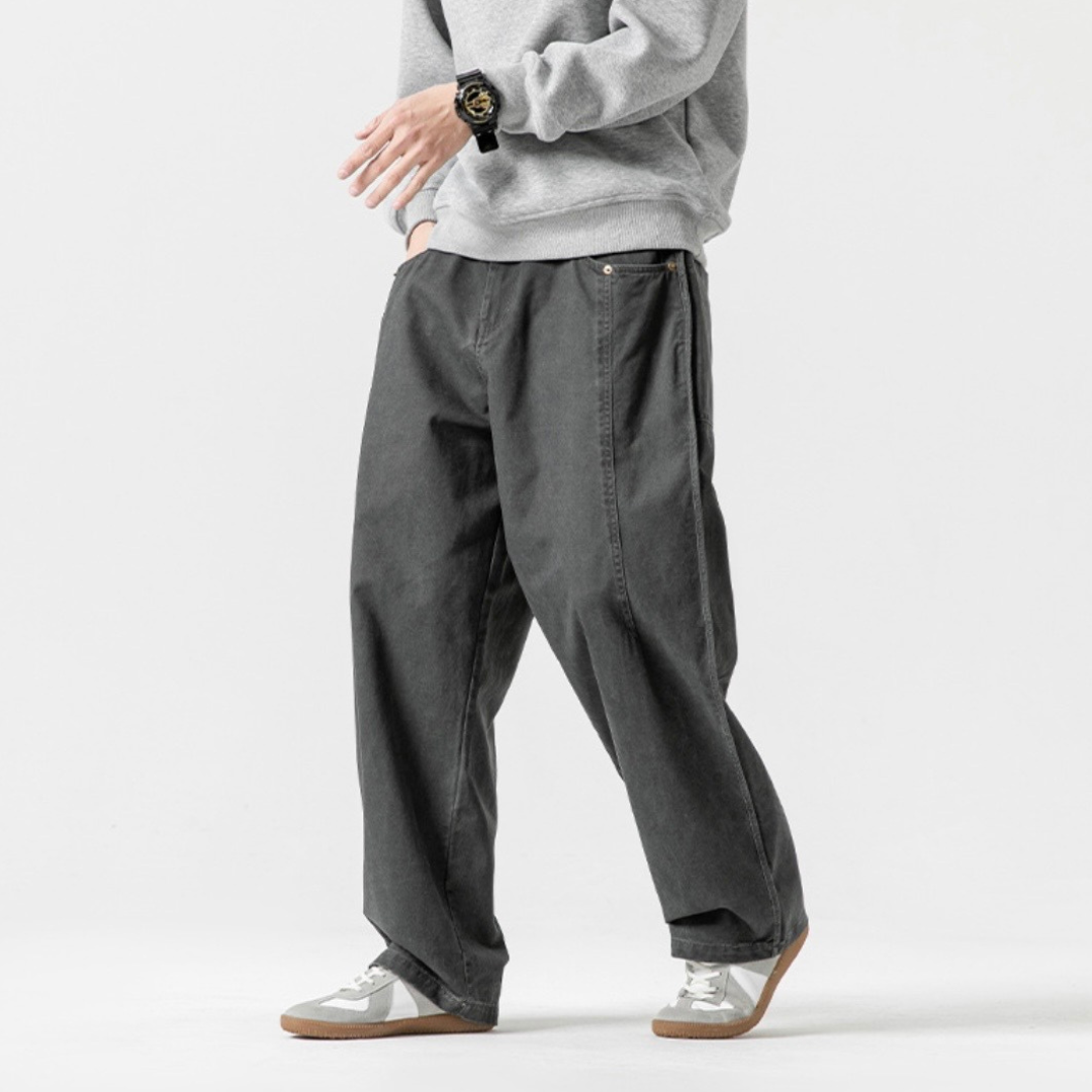 ステッチタック　チノ　ワイドパンツ　N1240