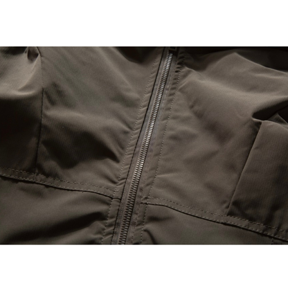 ホワイトダウン　ミニマル　フードジャケット　N945