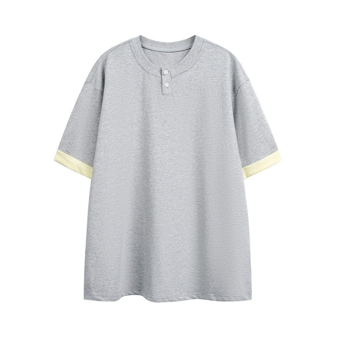 ブルーレイヤード　ヘンリーネック　Tシャツ　N1552