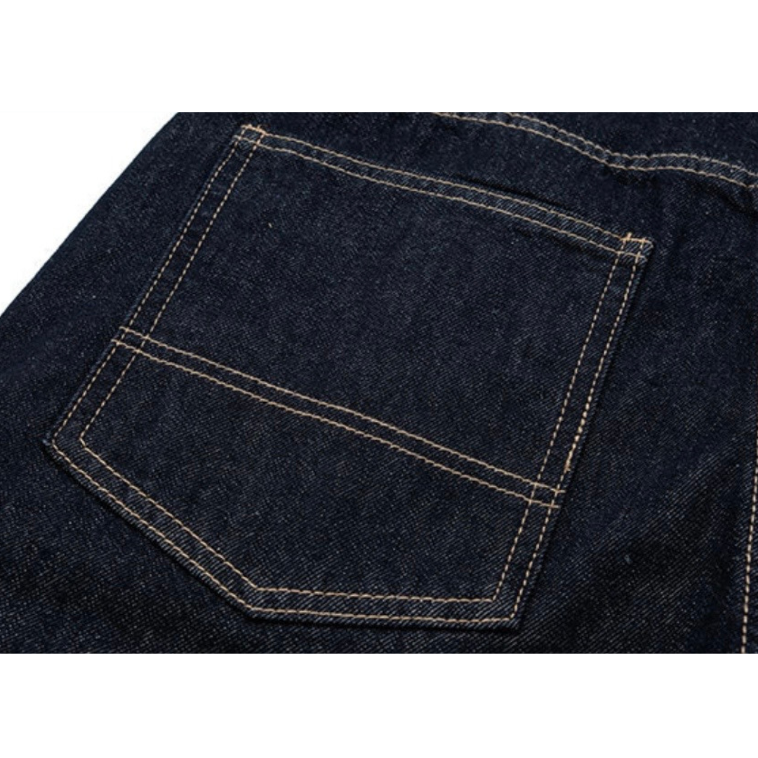 パッチリペア　デニム　ワイドパンツ　N1246