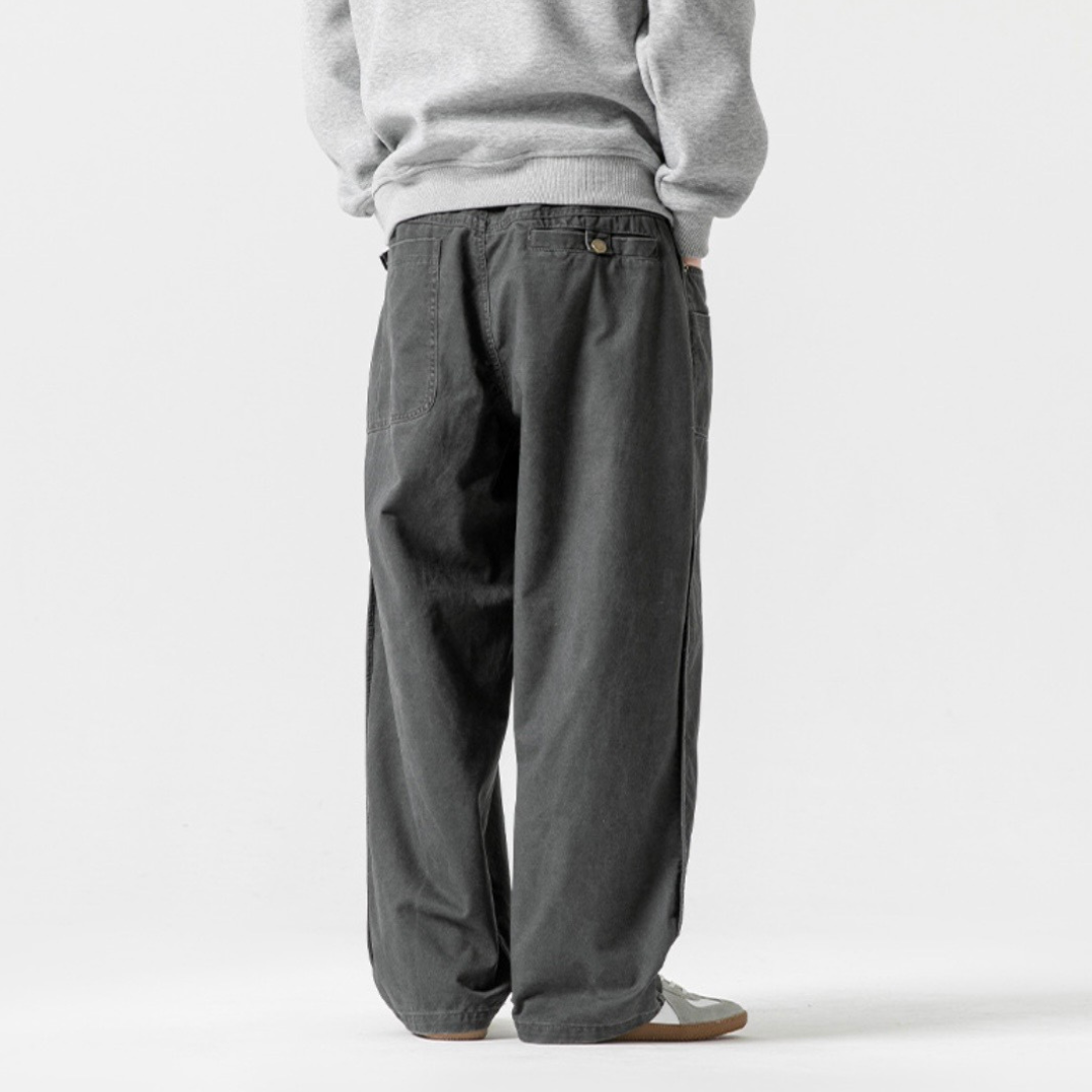 ステッチタック　チノ　ワイドパンツ　N1240